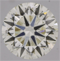 Natural Diamond 0.60 Carats, Round with Very Good Cut, K Color, SI1 Clarity and Certified by GIA