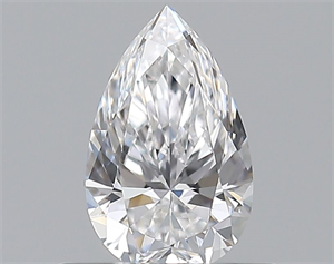 Picture of Natural Diamond 0.50 Carats, Pear with  Cut, D Color, VVS2 Clarity and Certified by GIA