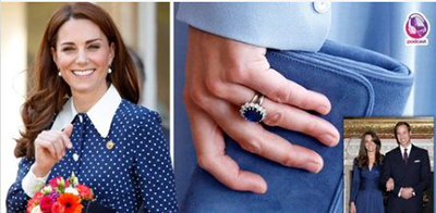 Kate Middleton 1.90 CT Sapphire engagement ring