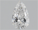 Natural Diamond 0.65 Carats, Pear with  Cut, D Color, VVS1 Clarity and Certified by GIA