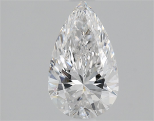 Picture of Natural Diamond 0.65 Carats, Pear with  Cut, D Color, VVS1 Clarity and Certified by GIA