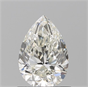 Natural Diamond 0.90 Carats, Pear with  Cut, J Color, VS2 Clarity and Certified by GIA