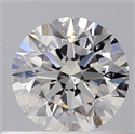 Natural Diamond 0.40 Carats, Round with Excellent Cut, E Color, SI1 Clarity and Certified by GIA