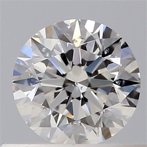 Picture of Natural Diamond 0.40 Carats, Round with Excellent Cut, E Color, SI1 Clarity and Certified by GIA