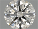 Natural Diamond 0.40 Carats, Round with Excellent Cut, H Color, SI2 Clarity and Certified by IGI