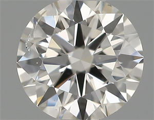 Picture of Natural Diamond 0.40 Carats, Round with Excellent Cut, H Color, SI2 Clarity and Certified by IGI