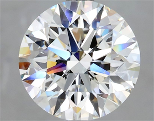 Picture of Natural Diamond 2.01 Carats, Round with Excellent Cut, I Color, VS2 Clarity and Certified by GIA