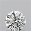 Natural Diamond 0.41 Carats, Round with Excellent Cut, G Color, VVS2 Clarity and Certified by IGI