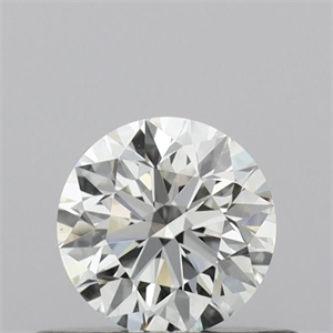 Picture of Natural Diamond 0.41 Carats, Round with Excellent Cut, G Color, VVS2 Clarity and Certified by IGI