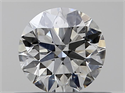 Natural Diamond 0.40 Carats, Round with Excellent Cut, J Color, VS1 Clarity and Certified by GIA