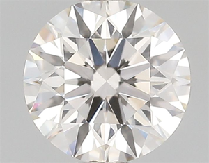 Picture of Natural Diamond 0.53 Carats, Round with Excellent Cut, K Color, VS1 Clarity and Certified by GIA