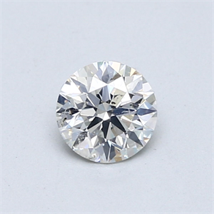 Picture of Natural Diamond 0.52 Carats, Round with Excellent Cut, H Color, SI2 Clarity and Certified by GIA