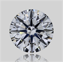 Natural Diamond 2.05 Carats, Round with Excellent Cut, E Color, VS1 Clarity and Certified by GIA