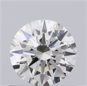 Natural Diamond 0.50 Carats, Round with Excellent Cut, J Color, VVS2 Clarity and Certified by GIA