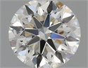 Natural Diamond 0.51 Carats, Round with Excellent Cut, K Color, VS2 Clarity and Certified by GIA