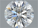 Natural Diamond 0.40 Carats, Round with Excellent Cut, H Color, VVS1 Clarity and Certified by GIA