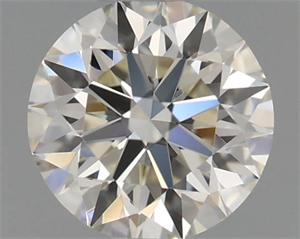 Picture of Natural Diamond 0.50 Carats, Round with Excellent Cut, I Color, IF Clarity and Certified by IGI