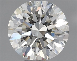 Picture of Natural Diamond 0.40 Carats, Round with Excellent Cut, I Color, VS1 Clarity and Certified by IGI