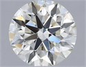 Natural Diamond 0.41 Carats, Round with Excellent Cut, J Color, VS1 Clarity and Certified by GIA