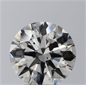 Natural Diamond 3.01 Carats, Round with Excellent Cut, H Color, SI1 Clarity and Certified by GIA