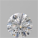 Natural Diamond 2.03 Carats, Round with Excellent Cut, D Color, VS2 Clarity and Certified by GIA