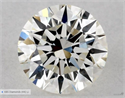 Natural Diamond 0.60 Carats, Round with Excellent Cut, K Color, VVS2 Clarity and Certified by GIA