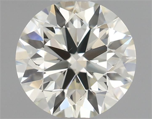 Picture of Natural Diamond 0.45 Carats, Round with Excellent Cut, K Color, VVS2 Clarity and Certified by IGI