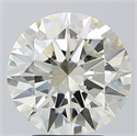 Natural Diamond 4.01 Carats, Round with Excellent Cut, K Color, VS1 Clarity and Certified by IGI