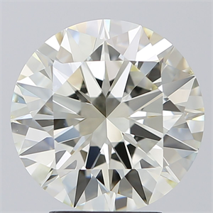 Picture of Natural Diamond 4.01 Carats, Round with Excellent Cut, K Color, VS1 Clarity and Certified by IGI