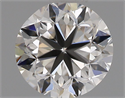 Natural Diamond 0.50 Carats, Round with Good Cut, I Color, VVS2 Clarity and Certified by GIA