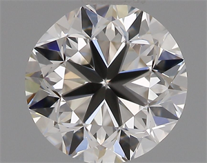 Picture of Natural Diamond 0.50 Carats, Round with Good Cut, I Color, VVS2 Clarity and Certified by GIA