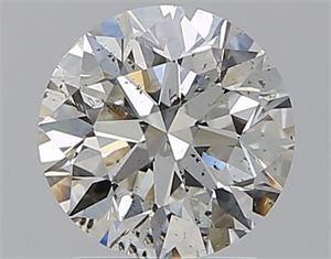 Picture of Natural Diamond 1.70 Carats, Round with Excellent Cut, G Color, SI2 Clarity and Certified by GIA