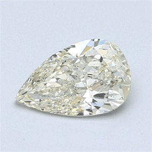0.82 Carats, Pear Diamond with  Cut, N Color, SI2 Clarity and Certified by GIA