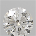 Natural Diamond 0.50 Carats, Round with Very Good Cut, J Color, VVS1 Clarity and Certified by GIA