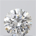 Natural Diamond 0.41 Carats, Round with Excellent Cut, F Color, SI2 Clarity and Certified by GIA