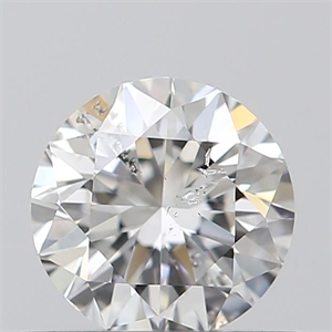 Picture of Natural Diamond 0.50 Carats, Round with Very Good Cut, E Color, SI2 Clarity and Certified by IGI