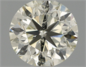 Natural Diamond 0.70 Carats, Round with Very Good Cut, J Color, SI2 Clarity and Certified by IGI