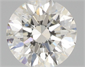 Natural Diamond 0.50 Carats, Round with Excellent Cut, J Color, SI2 Clarity and Certified by GIA