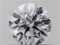 Natural Diamond 0.40 Carats, Round with Excellent Cut, H Color, IF Clarity and Certified by GIA