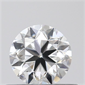 Natural Diamond 0.40 Carats, Round with Very Good Cut, D Color, VS1 Clarity and Certified by GIA