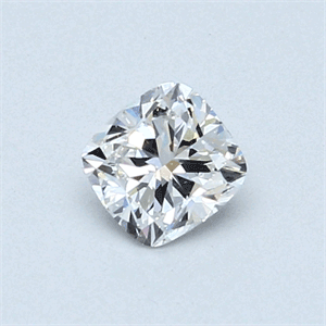 0.51 Carats, Cushion Diamond with  Cut, G Color, VS2 Clarity and Certified by GIA