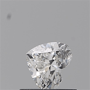 Picture of 0.31 Carats, HEART Diamond with  Cut, E Color, VVS2 Clarity and Certified by GIA