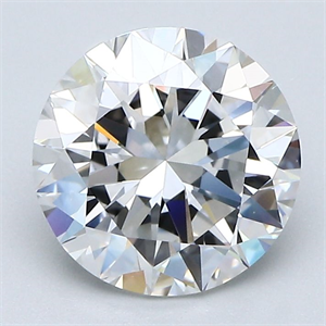 Picture of Natural Diamond 2.02 Carats, Round with Excellent Cut, F Color, VS1 Clarity and Certified by GIA