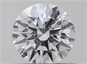 Natural Diamond 0.43 Carats, Round with Excellent Cut, F Color, SI1 Clarity and Certified by GIA