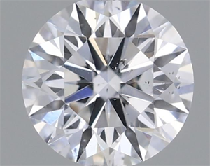 Picture of Natural Diamond 0.40 Carats, Round with Excellent Cut, D Color, SI2 Clarity and Certified by GIA