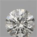 Natural Diamond 0.50 Carats, Round with Excellent Cut, K Color, SI2 Clarity and Certified by GIA