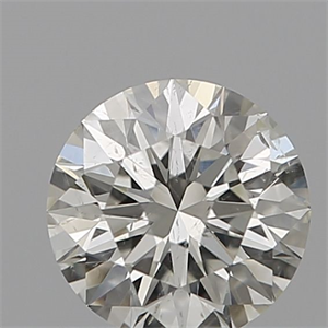 Picture of Natural Diamond 0.50 Carats, Round with Excellent Cut, K Color, SI2 Clarity and Certified by GIA