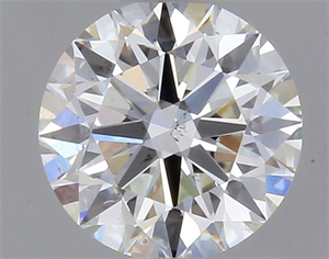 Picture of Natural Diamond 0.40 Carats, Round with Very Good Cut, I Color, SI1 Clarity and Certified by GIA