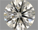 Natural Diamond 0.40 Carats, Round with Excellent Cut, J Color, SI2 Clarity and Certified by IGI