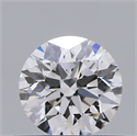 Natural Diamond 0.41 Carats, Round with Excellent Cut, D Color, VS2 Clarity and Certified by GIA